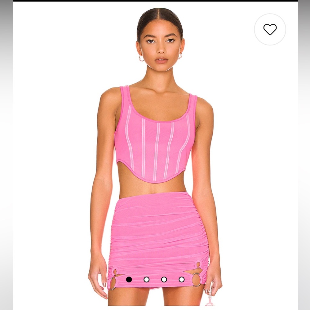 Hot Pink Corset & Skirt Set